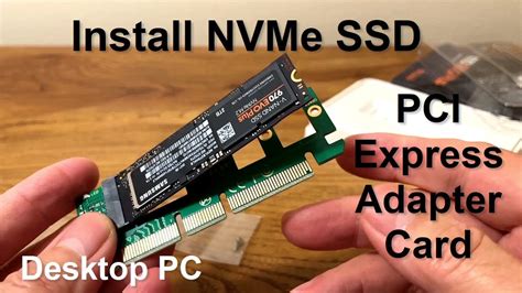 How to Install an M.2 NVMe™ PCIe® SSD .